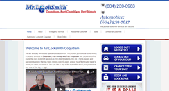 Desktop Screenshot of mrlocksmithcoquitlam.com