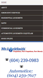 Mobile Screenshot of mrlocksmithcoquitlam.com